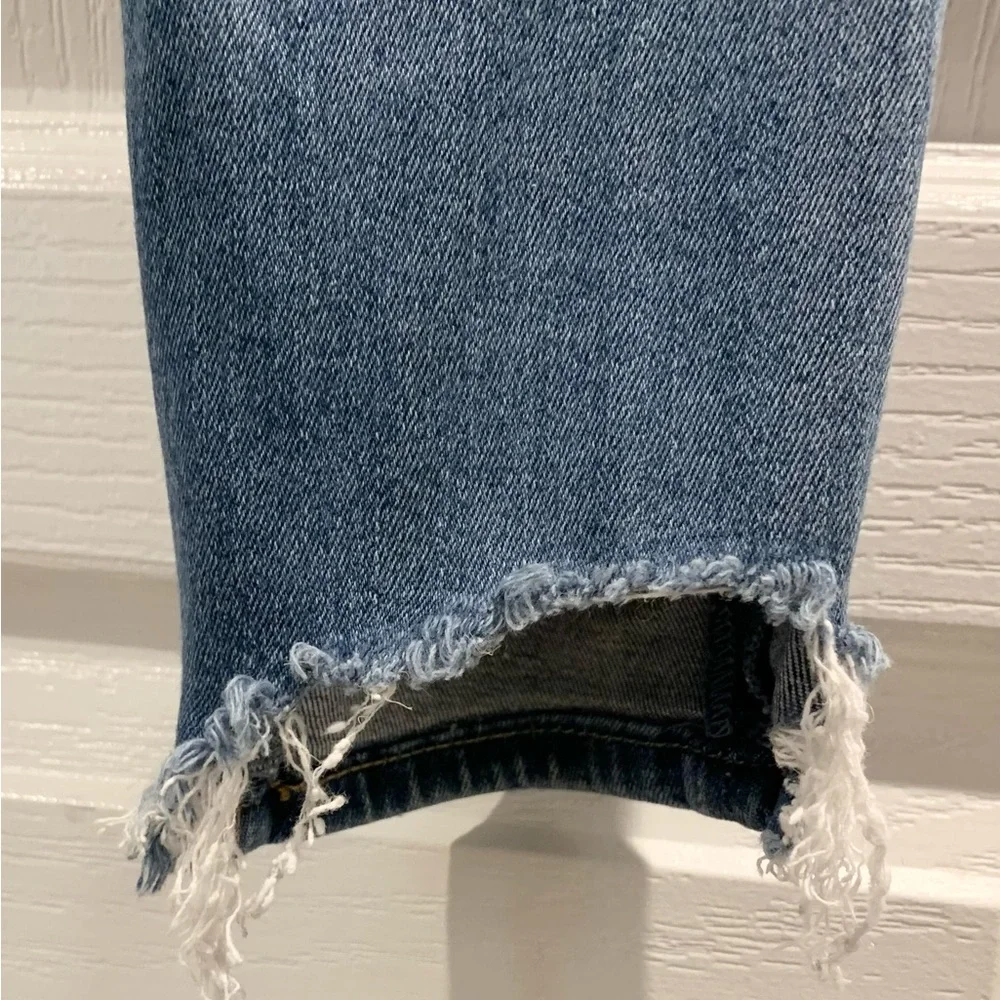 AEO AMERICAN EAGLE OUTFITTERS DISTRESS RIP jeans women’s size 8 - Picture 10 of 17